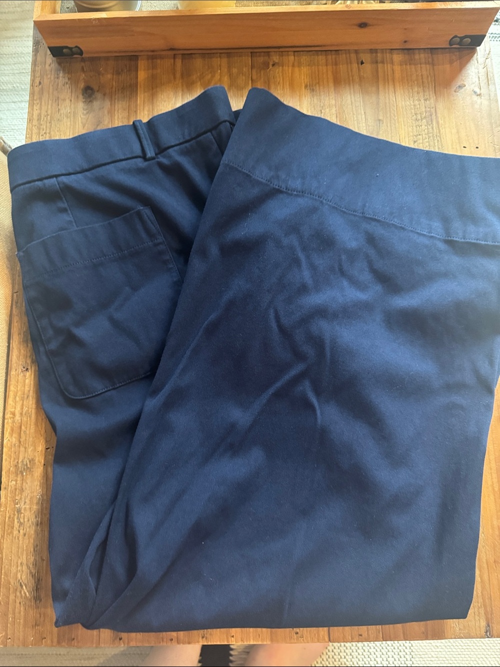 SPANX SPANXsupersmooth™ Stretch Twill
Cropped Wide Leg Pant | Timeless Navy